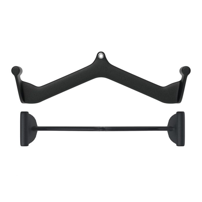 MY PUMPKINS® Lat Pull Down Bar Handle Attachment for Cable Machine Tricep Press Down Bar T-bar V-bar Pulley Cable Machine Attachments Home Gym Fitness Rowing Bars