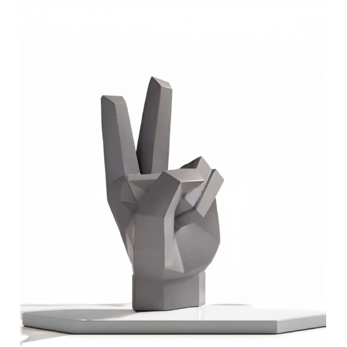 PUMPKINS HOME Hand Statue Creative Abstract Art Finger Sculpture Decor for Shelf TV Cabinet Bedroom Style Decorations Gift
