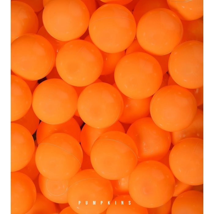 PUMPKINS Colorful Water Play Balls, 100 Count, Each, Ideal for Pools, Bathtubs and Water Toys, Orange